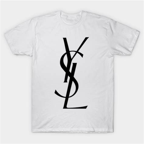 ysl logo womens shirt|ysl graphic tees.